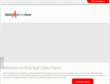 Tablet Screenshot of kickstartsalesforce.com